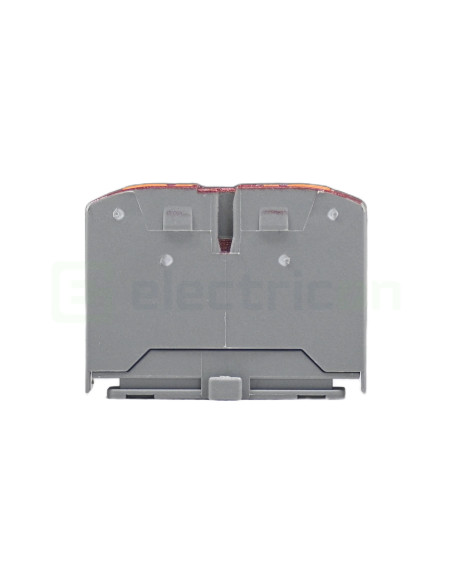 Bloc distribuție 5 mm² Bloc distribuție monobloc, 2 conexiuni, 2,5 mm²,roșu, 400V, PTVFIX 2x2,5 RD, Phoenix Contact, 1019463 – m