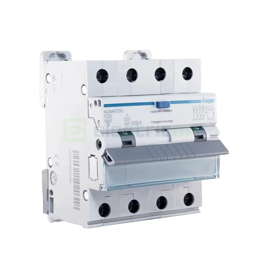 Disjunctor diferential 20A Hager - ADM470C