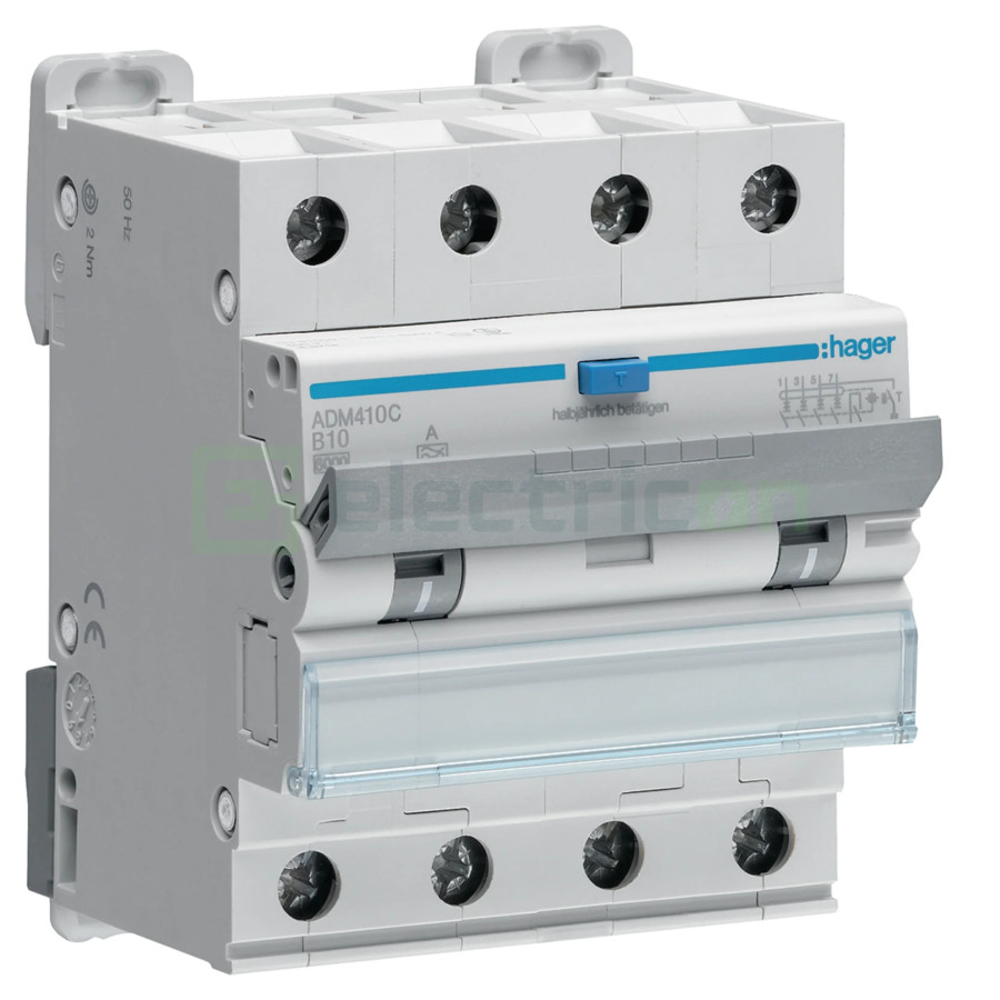 Siguranta RCBO 10A/30mA Schrack - ADM410C