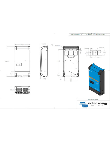 Invertor cu charger 48V 5000VA MultiPlus II 48 5000 70-50