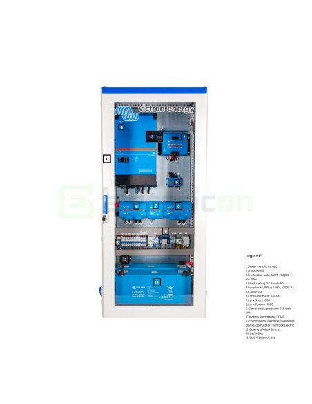 Dulap electric de tip Rack Trifazat 5KVA - 10kWh , S17107