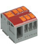 Clema conexiuni - Bloc de distribuție - PTFIX 6/6x2.5 roșu - Phoenix Contact 1019585