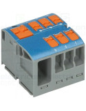 Clema conexiuni - Bloc de distribuție - PTFIX 6/6x2.5 albastru - Phoenix Contact 1019584