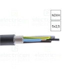 Cablu electric rigid fără halogeni N2XH 5x2,5 mm²