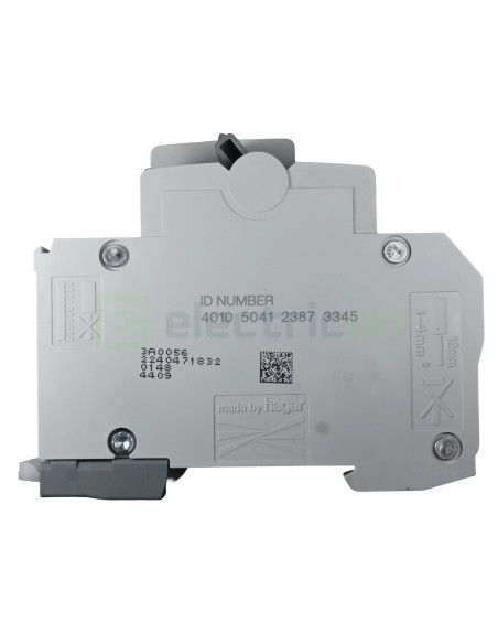 Disjunctor RCBO 16A 30mA Hager 3P+N