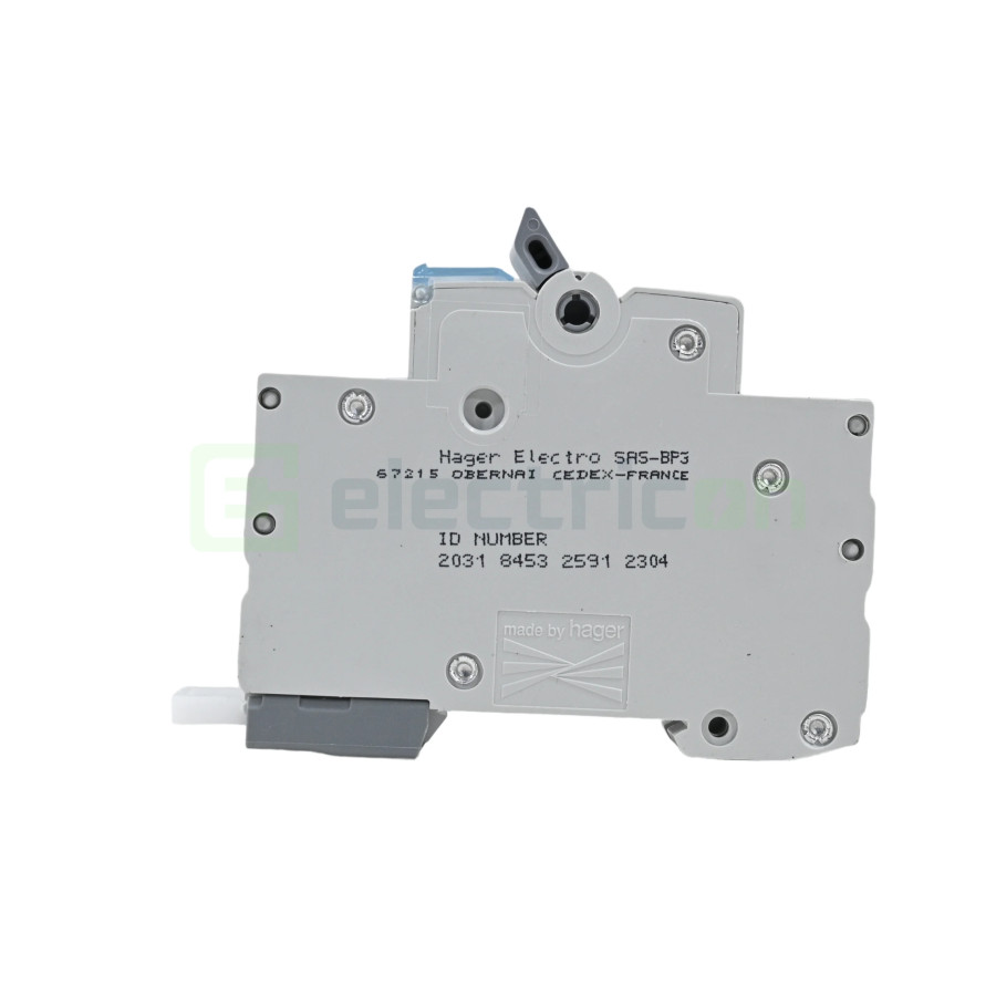 MCB - Siguranță automată - disjunctor - curba B 6A 6kA 1P+N 1M Hager MKN506