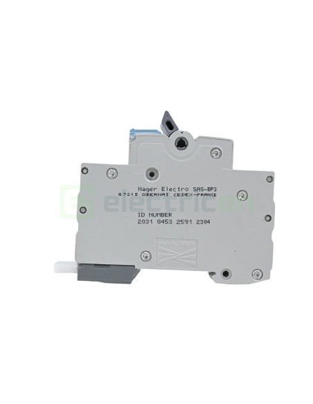 MCB - Siguranță automată - disjunctor - curba B 6A 6kA 1P+N 1M Hager MKN506