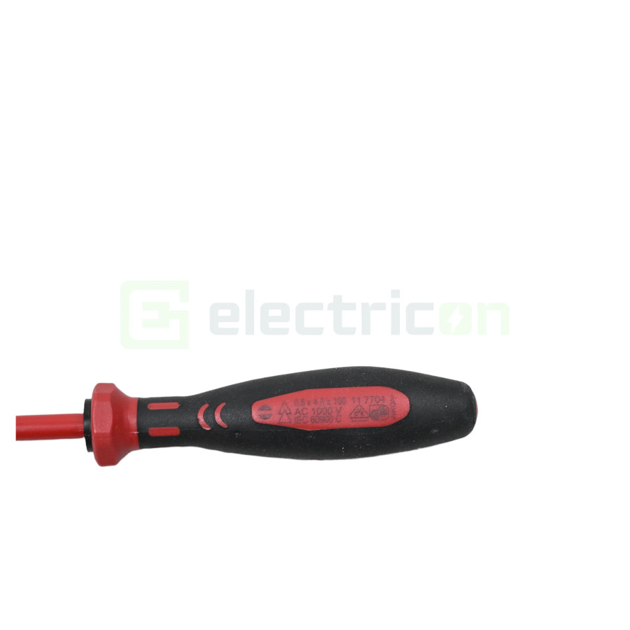 Șurubelniță VDE 1,000 V, 4.0 x 0.8 mm, Cimco, 11 7704 - Electricon.ro