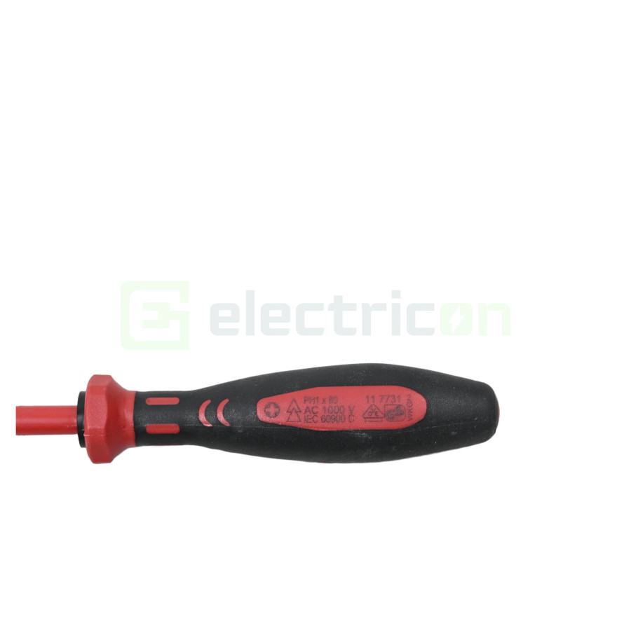 Șurubelniță Phillips VDE PH 1, 1.000 V, Cimco, 11 7731 - Electricon.ro