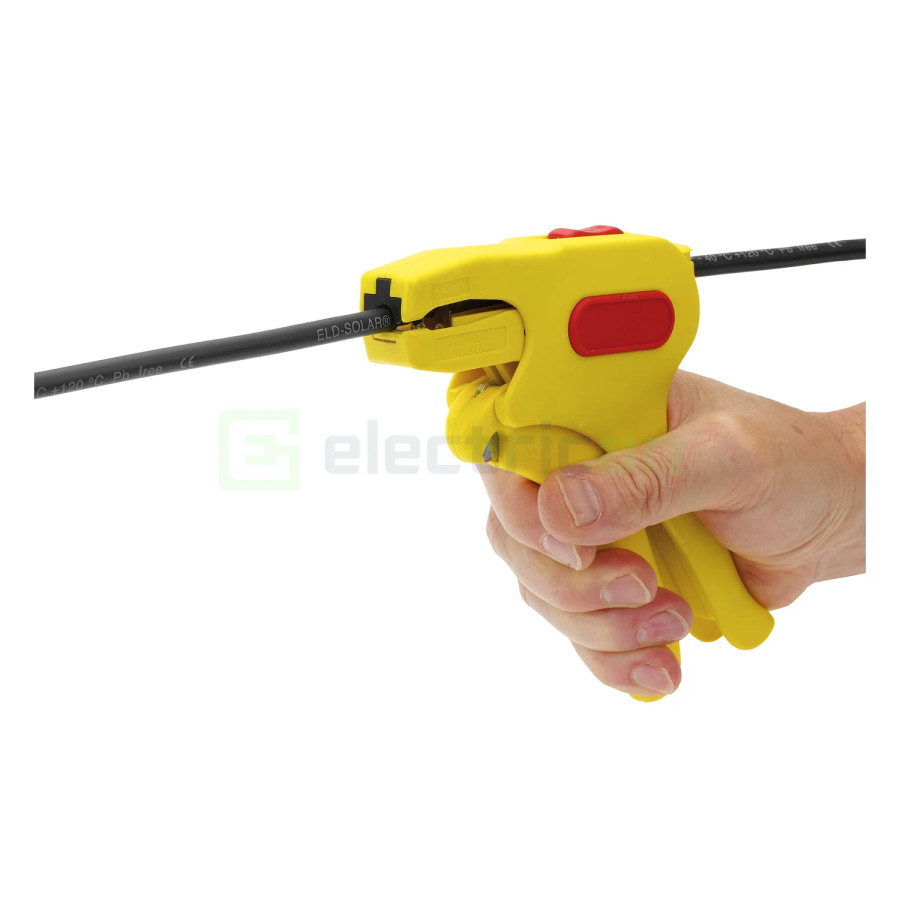 Dezizolator Automat pentru Cablu Solar cu secțiuni de 1.5 mm² până la 10 mm², Cimco, 10 0774