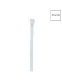 Fașete - coliere plastic - 160x4.5 mm - pachet 100 bucăți - alb - interior - Cimco - 18 1365