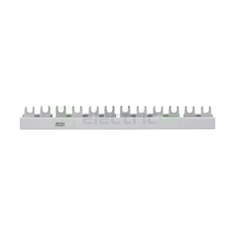 Bareta alimentare (busbar), 3P+N, tip furca, 12 module, 63A, Hager