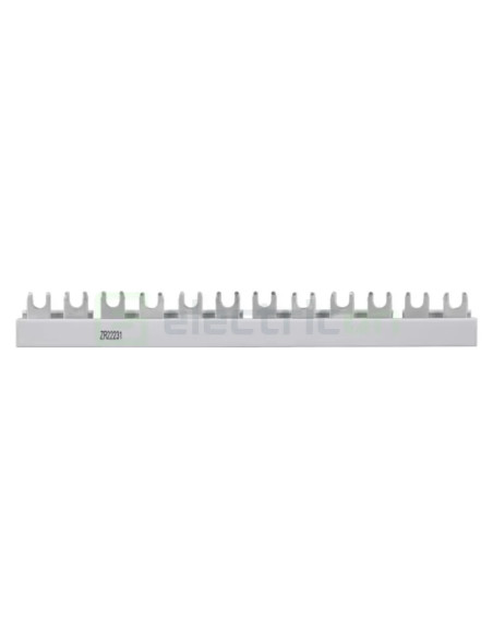 Bareta alimentare (busbar), 3P+N, tip furca, 12 module, 63A, Hager