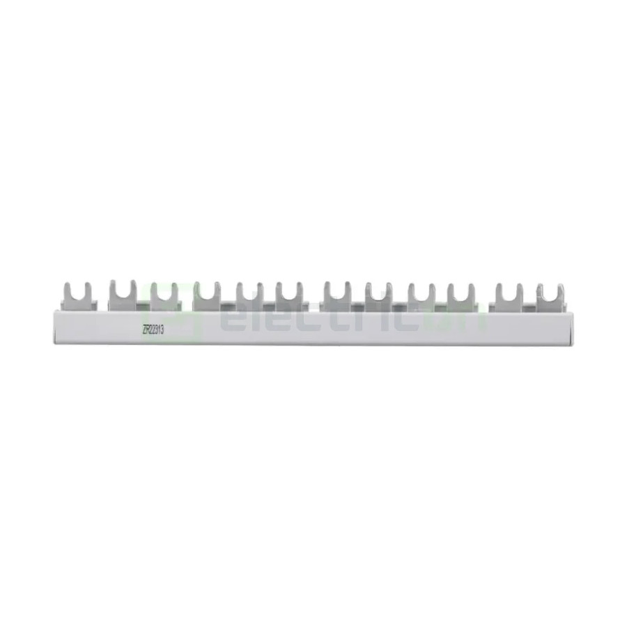 Bareta alimentare (busbar), 3P, tip furca, 12 module, 63A, Hager