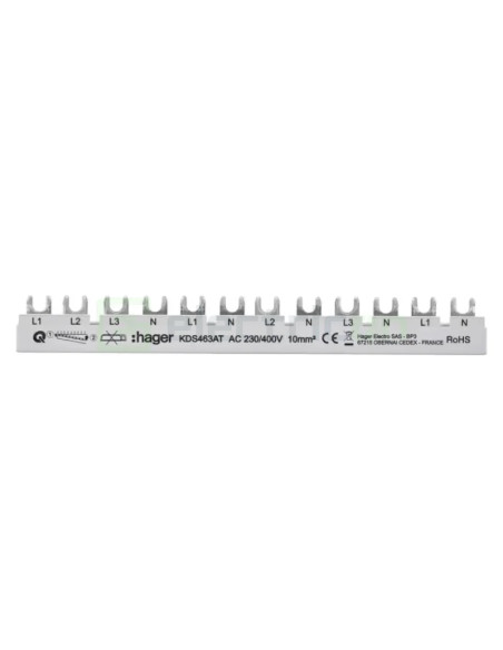 Bareta alimentare 1P 63A Hager KDS463AT