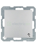 Mecanism priză Schuko 2P+E - aluminiu mat - Berker S.1/R.x - 47231404