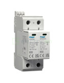 Descarcător supratensiune - SPD - Tip 1+2 1P+N TT/TNS 25kA 2M - Hager SPA911