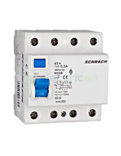Intreruptor RCCB 63A/300mA Schrack - AR056130