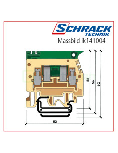 Clemă suport pentru siguranțe 2