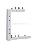 Busbar - Baretă alimentare - 4P trifazat tip pini 4M x 2 randuri stanga-vertical 10mm² 63A Hager KCF863L