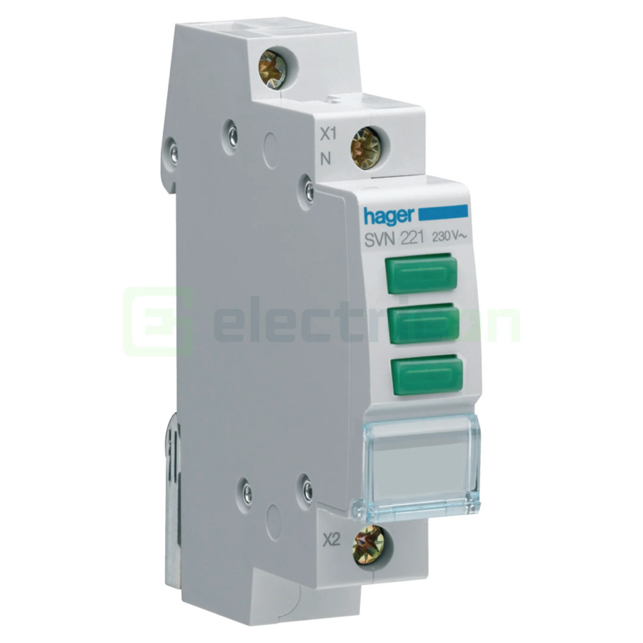 Lampă semnalizare tensiune LED trifazic