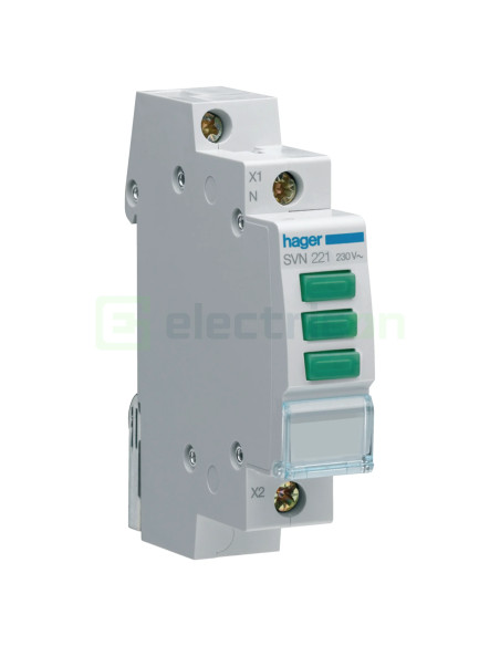 Lampă semnalizare tensiune LED trifazic