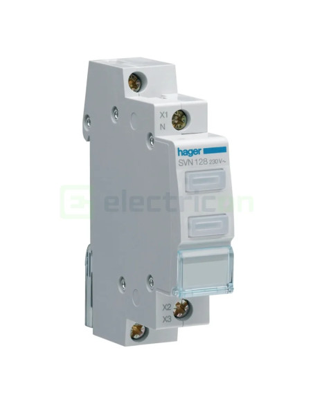 Lampă semnalizare tensiune LED monofazic