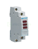 Indicator tensiune - Lampă semnalizare - LED 3x roșu 230V - Hager SVN127