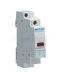 Indicator tensiune - Lampă semnalizare - LED 1x roșu 230V Hager - SVN122