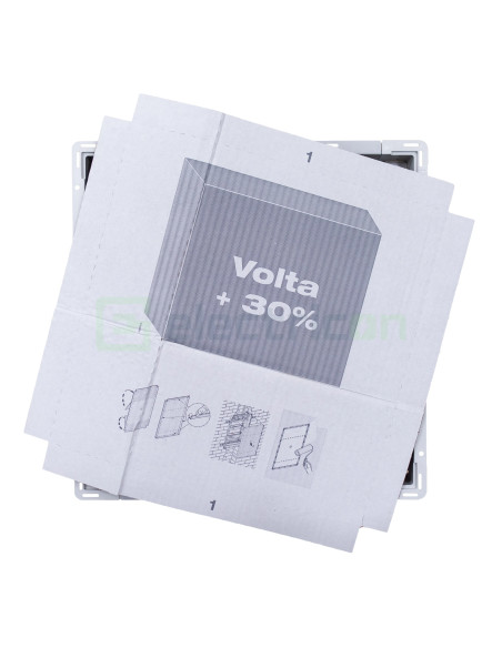 Tablou electric, incastrat, 12 module, 1x12, IP30, Hager, Volta, VU12NG - Electricon.ro