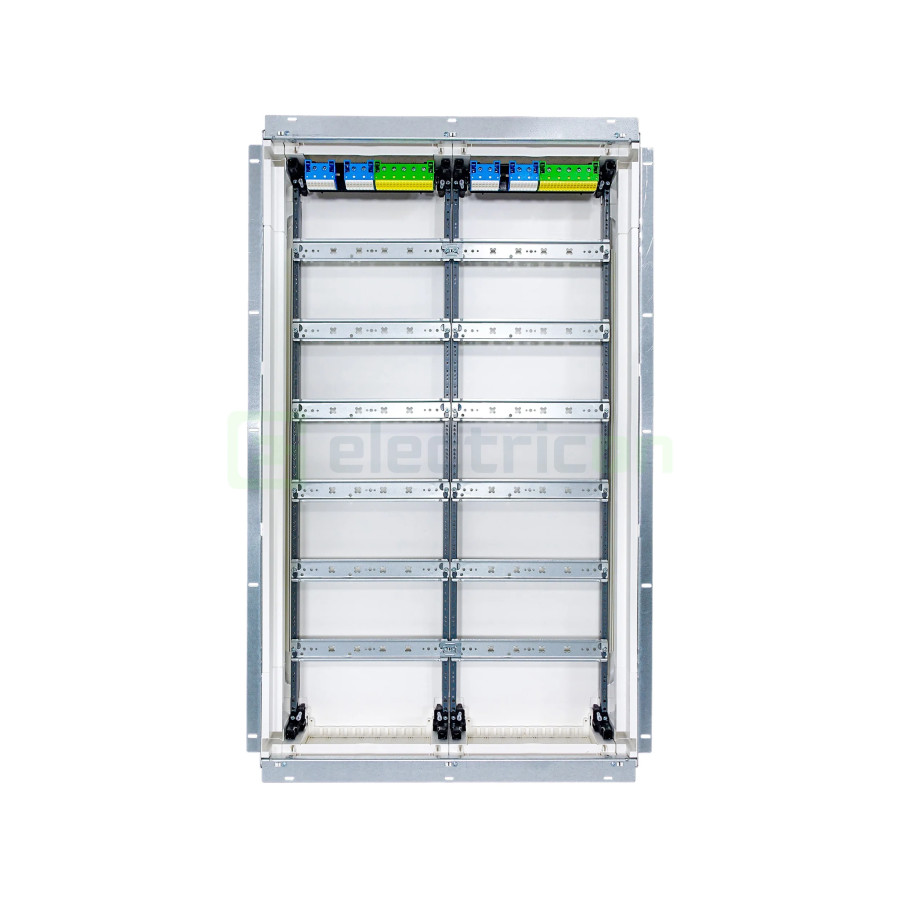 Tablou electric, metalic, 144 module, 6x24, incastrat, IP30, Hager, Univers, FWU62S - Electricon.ro