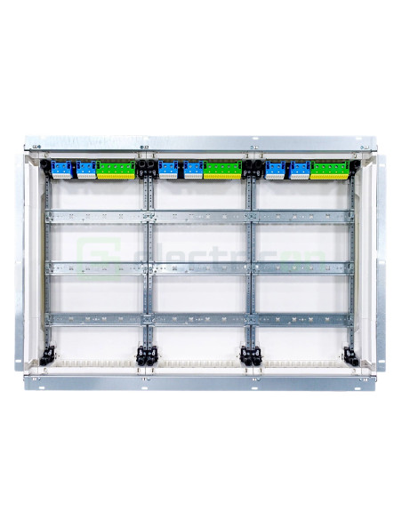 Tablou electric metalic, 108 module, 3X36, incastrat, IP30, Hager, Univers, FWU33S - Electricon.ro