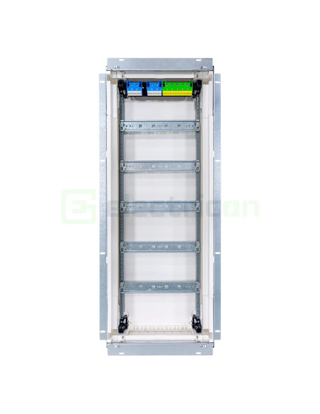 Tablou electric metalic, 60 module, 5X12, incastrat, Univers, IP30, Hager, FWU51S - Electricon.ro