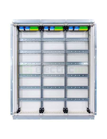 Tablou electric metalic, 216 module, 6X36, incastrat, IP30, Hager, Univers, FWU63S - Electricon.ro