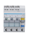 RCBO - Siguranță automată - Disjunctor cu protecție diferențială - tip A curba B 16A 30mA 6kA 3x1P+N 4M QC Hager ADZ316D