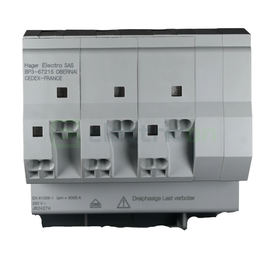 Disjunctor diferential 13A 30mA Hager 1P+N