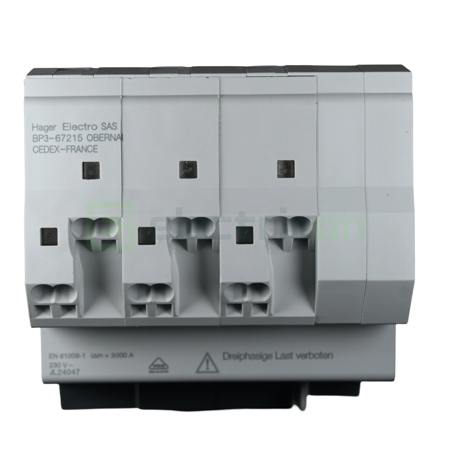 Disjunctor diferential 10A 30mA Hager 1P+N