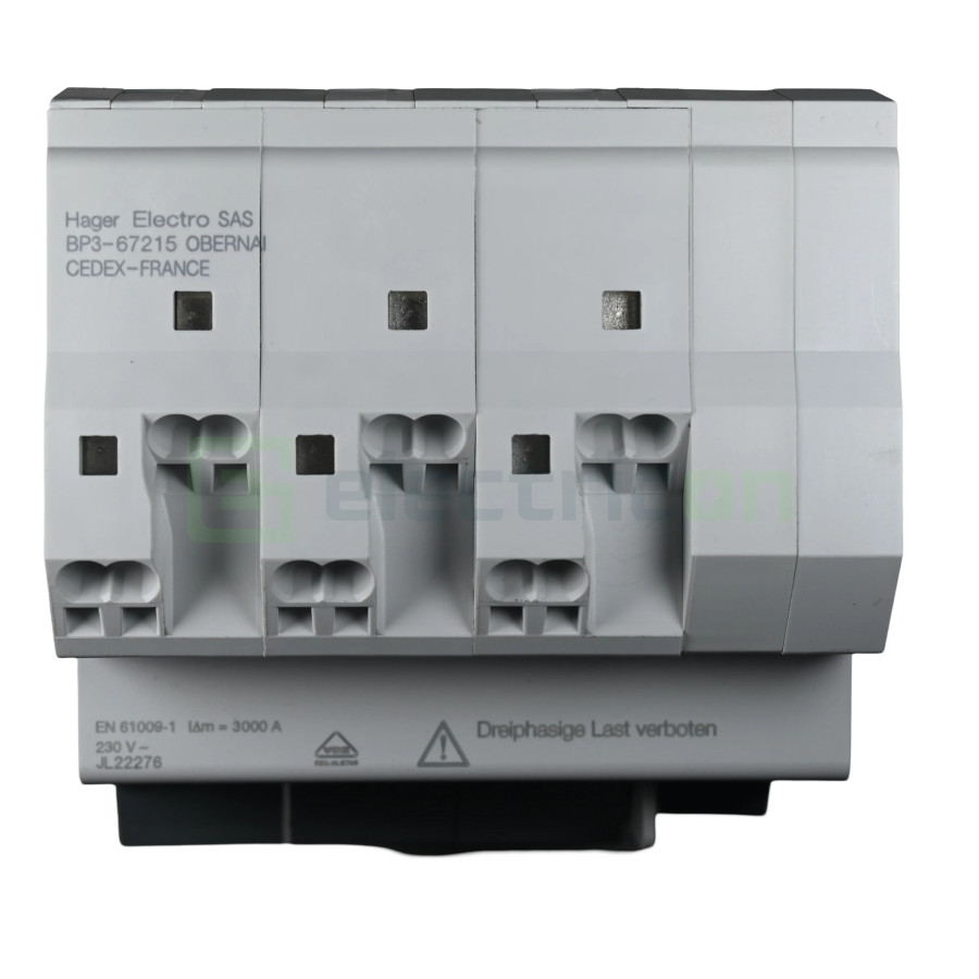 Disjunctor diferential 13A 30mA Hager 1P+N