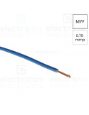 Conductor electric lițat cupru H05V-K - MYF 1x0,75 mm² - albastru închis