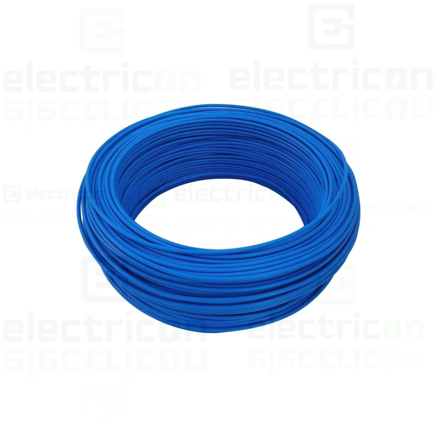 Conductor H05V-K 1x0,75 mm² (MYF 1x0,75), albastru inchis - Electricon.ro