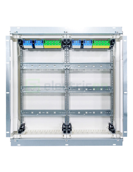Tablou electric metalic, 72 module, 3X24, incastrat, IP30, Hager, Univers, FWU32S - Electricon.ro