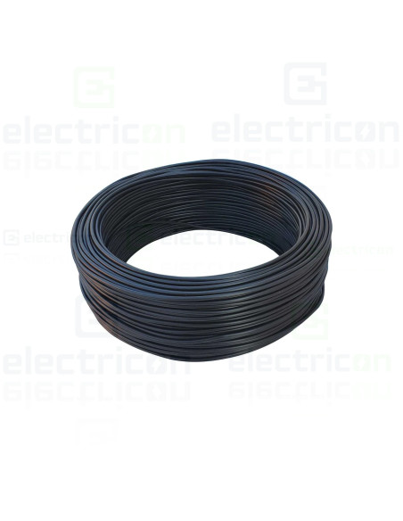 Conductor H05V-K 1x0,75 mm² (MYF 1x0,75), negru - Electricon.ro