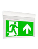 Corp de iluminat de siguranță (tip EXIT) cu baterie K4 Autotest LED 3h 230VAC universal, Schrack, NLK4U403SC