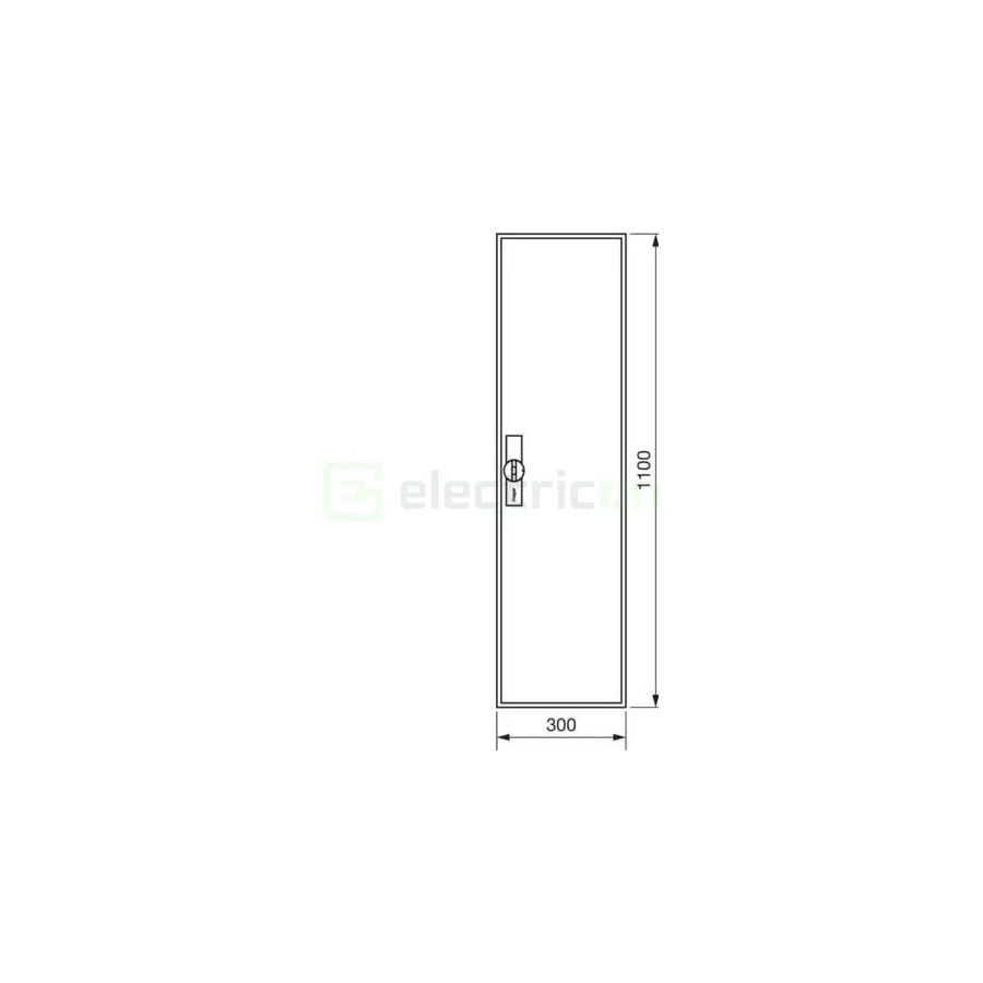 Tablou electric metalic, 84 module, 7X12, aplicat, IP44, Hager, Univers, FWB71S - Electricon.ro