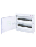 Tablou electric ABS - siguranțe - 36M (2x18) încastrat ușă albă ECM 2x18PO ETI 001101084