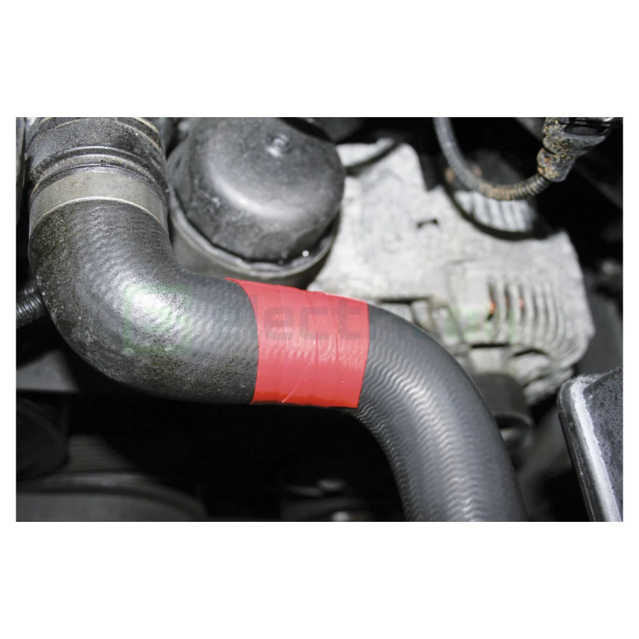 Bandă adezivă siliconică roşu/negru 3 m, Forch, 3791 50 19