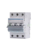 MCB - Siguranță automată - disjunctor - curba B 16A 6kA 3P 3M Hager MBN316