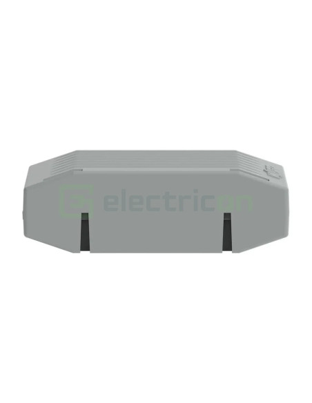 Conector Wago Caseta Gelbox marimea 1, pentru seriile 221, conectori de maxim 4 mmp, gri, IPX8, Wago, 207-1372 – montaj rapid și