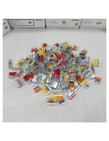 Conector Wago Pachet cleme Wago seria 2273 (202, 203, 204, 205, 208, 2401, 406) – montaj rapid și sigur în aplicații electrice d