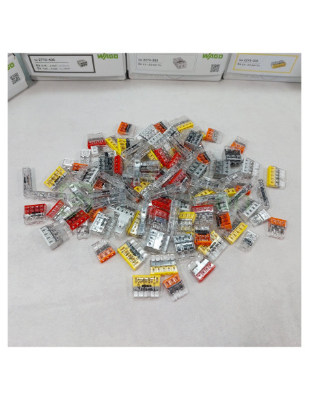 Conector Wago Pachet cleme Wago seria 2273 (202, 203, 204, 205, 208, 2401, 406) – montaj rapid și sigur în aplicații electrice d